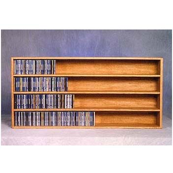 Wood Shed Solid Oak Wall Mount Cd Racks Tws